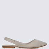 Kate Comfy Ballerina In Beige - myballerine