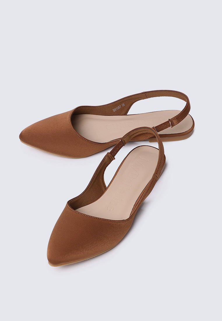 Kate Comfy Ballerina In BrownBallerina - myballerine