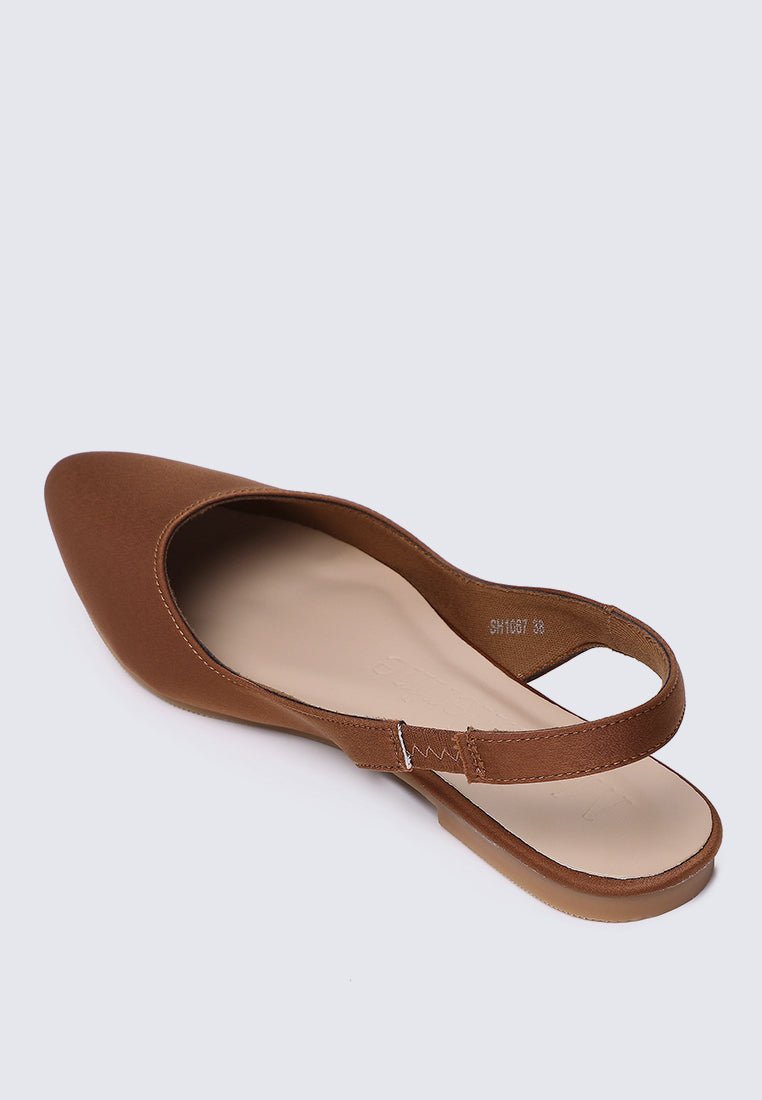 Kate Comfy Ballerina In BrownBallerina - myballerine