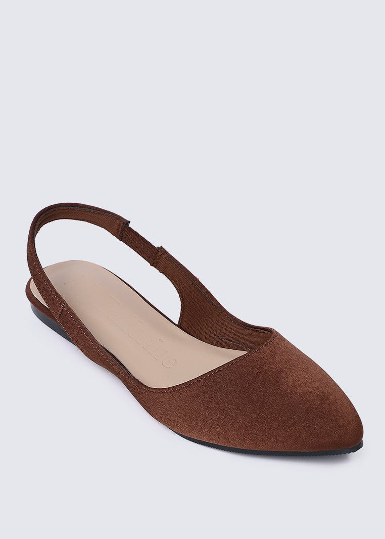 Kate Comfy Ballerina In EspressoBallerina - myballerine