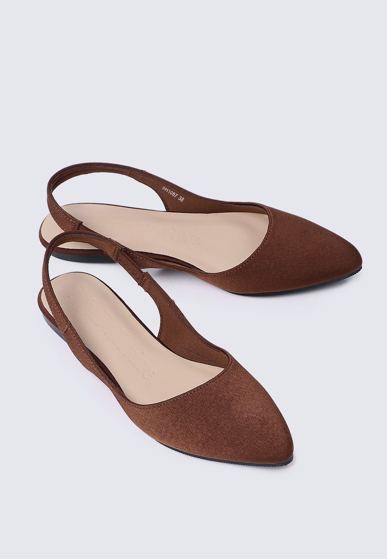 Kate Comfy Ballerina In EspressoBallerina - myballerine