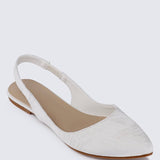 Kate Floral Comfy Ballerina In BeigeShoes - myballerine