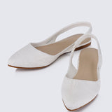 Kate Floral Comfy Ballerina In BeigeShoes - myballerine