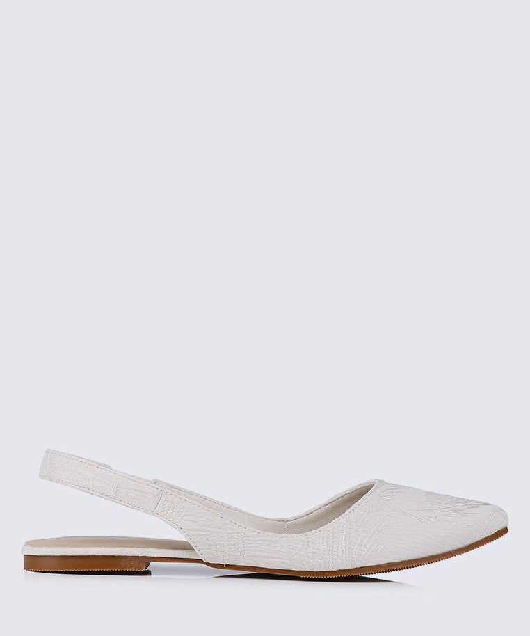 Kate Floral Comfy Ballerina In BeigeShoes - myballerine