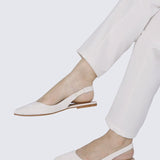 Kate Floral Comfy Ballerina In BeigeShoes - myballerine