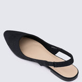 Kate Floral Comfy Ballerina In BlackShoes - myballerine