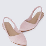 Kate Floral Comfy Ballerina In BlushShoes - myballerine