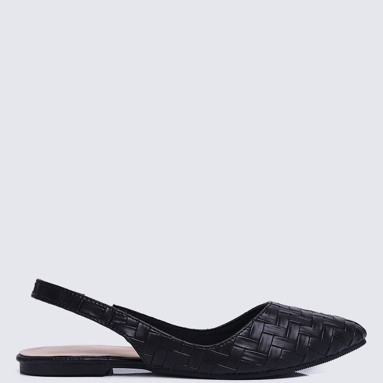 Kate Plait Comfy Ballerina In Black - myballerine
