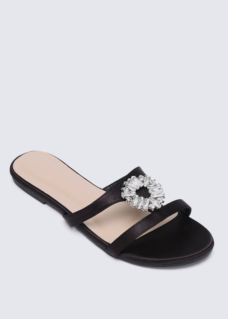 Katherine Comfy Sandals In Black - myballerine