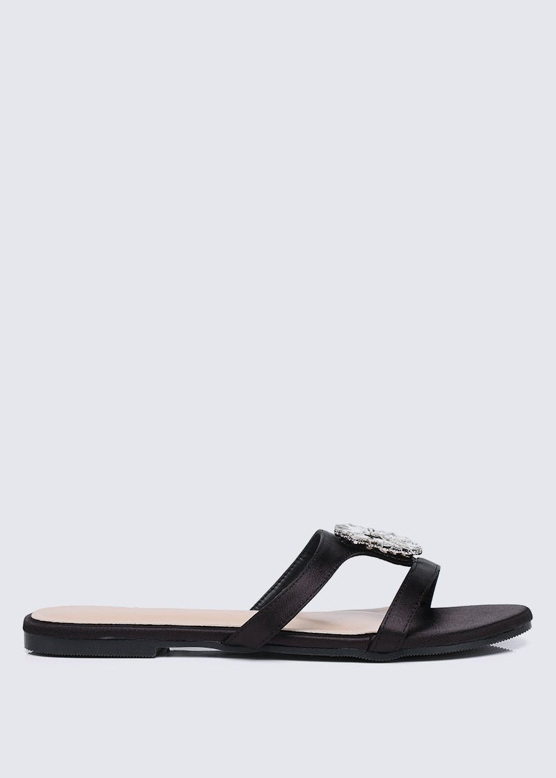 Katherine Comfy Sandals In Black - myballerine
