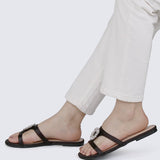 Katherine Comfy Sandals In Black - myballerine