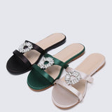 Katherine Comfy Sandals In Black - myballerine