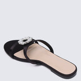 Katherine Comfy Sandals In Black - myballerine