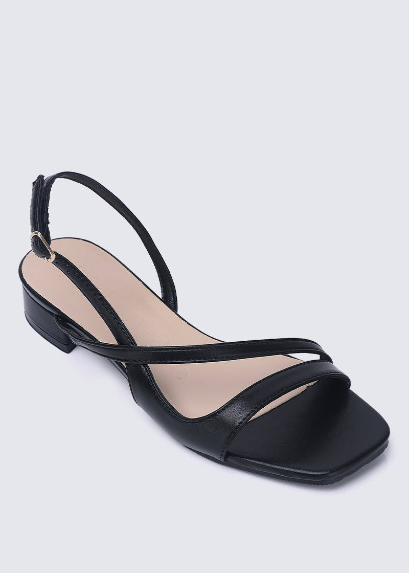 Kathy Comfy Sandals In BlackShoes - myballerine