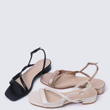 Kathy Comfy Sandals In Rose GoldShoes - myballerine
