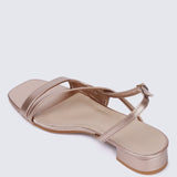 Kathy Comfy Sandals In Rose GoldShoes - myballerine