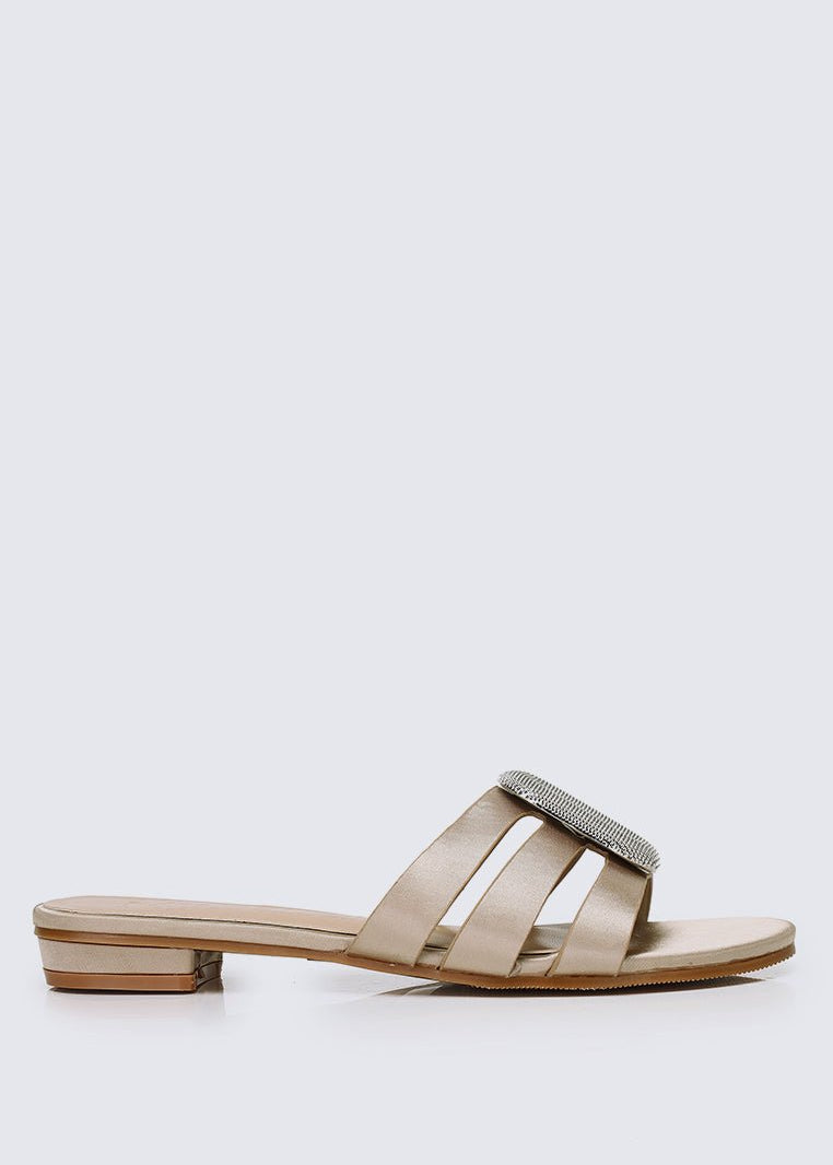 Kaylee Comfy Sandals In ChampagneShoes - myballerine