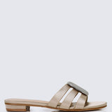 Kaylee Comfy Sandals In ChampagneShoes - myballerine