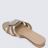 Kaylee Comfy Sandals In ChampagneShoes - myballerine