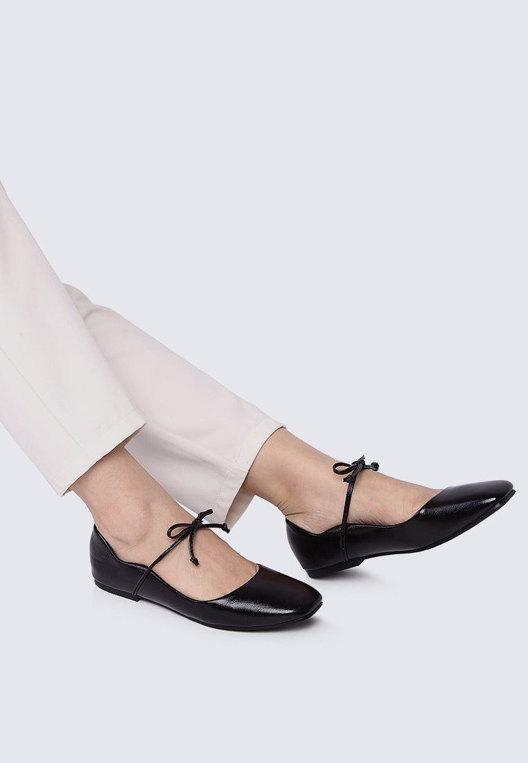 Kelly Comfy Ballerina In BlackShoes - myballerine