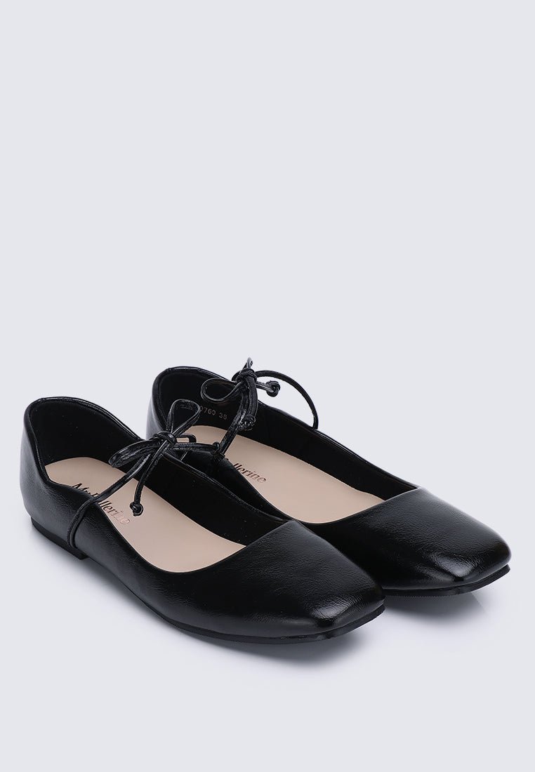 Kelly Comfy Ballerina In BlackShoes - myballerine