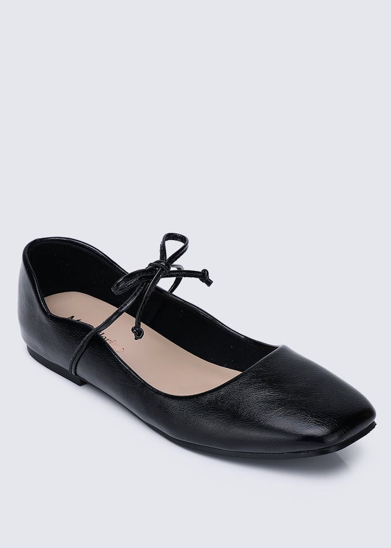 Kelly Comfy Ballerina In BlackShoes - myballerine