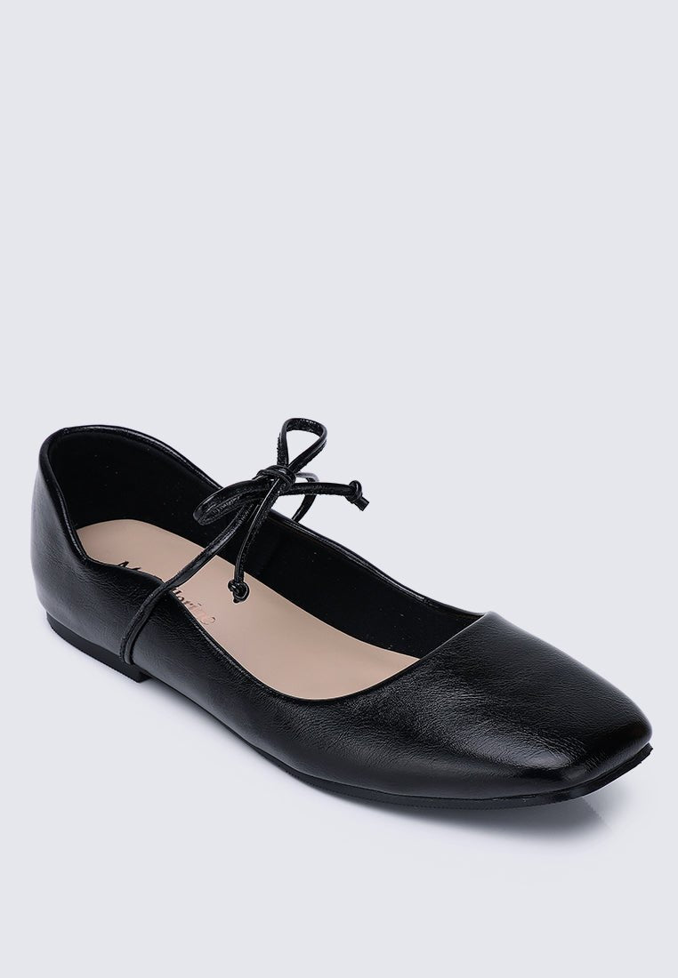 Kelly Comfy Ballerina In BlackShoes - myballerine