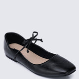 Kelly Comfy Ballerina In BlackShoes - myballerine