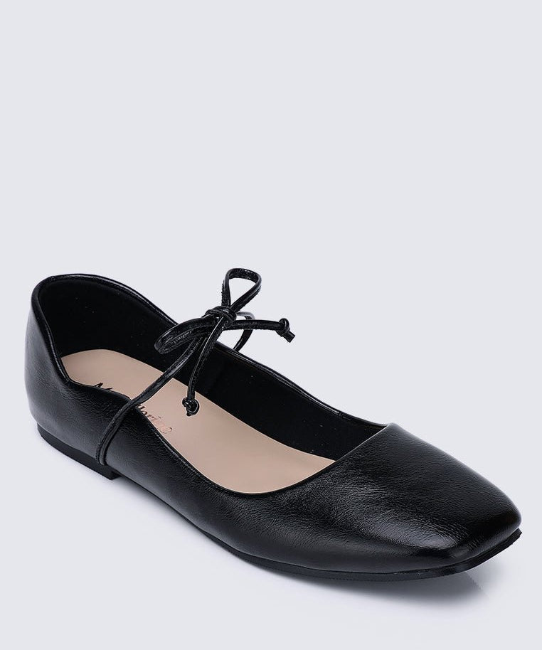 Kelly Comfy Ballerina In BlackShoes - myballerine