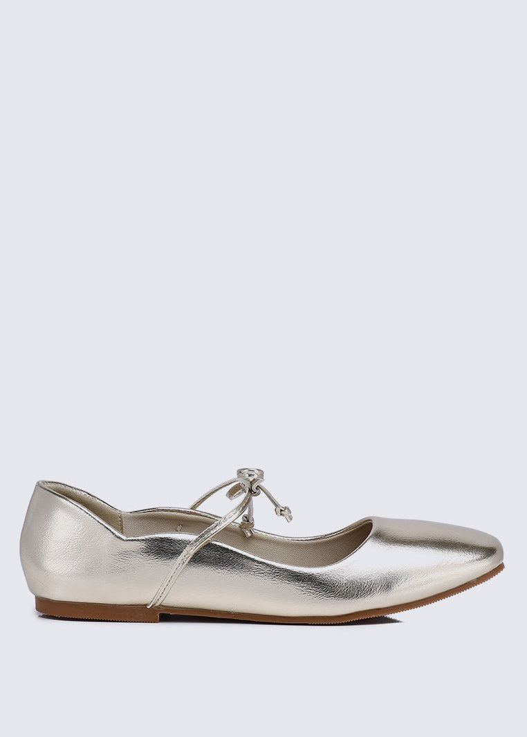 Kelly Comfy Ballerina In GoldShoes - myballerine