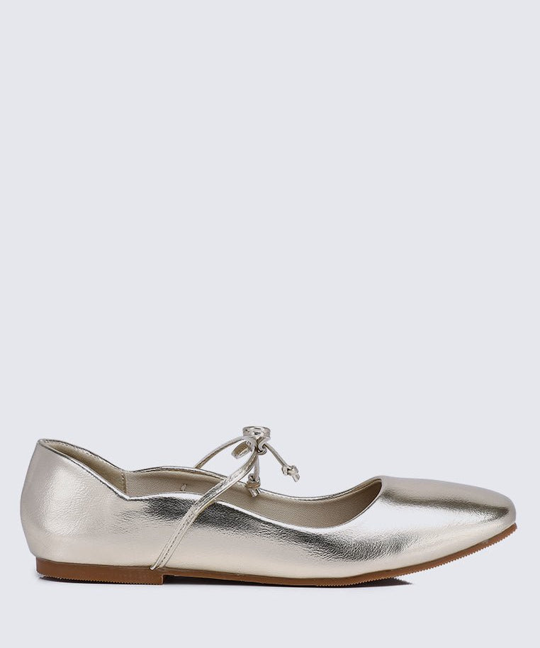 Kelly Comfy Ballerina In GoldShoes - myballerine
