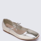 Kelly Comfy Ballerina In GoldShoes - myballerine