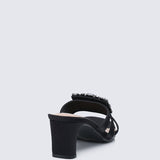 Kendra Comfy Heels In BlackShoes - myballerine