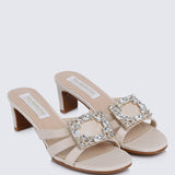 Kendra Comfy Heels In NudeShoes - myballerine