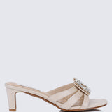 Kendra Comfy Heels In NudeShoes - myballerine