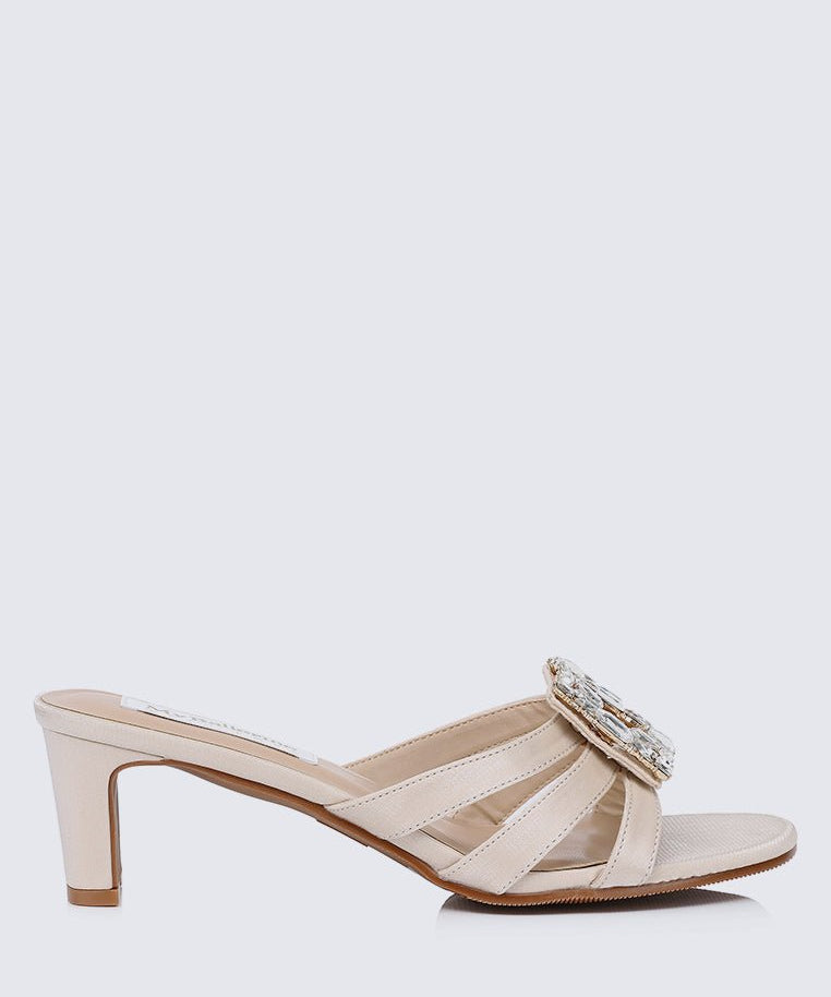Kendra Comfy Heels In NudeShoes - myballerine