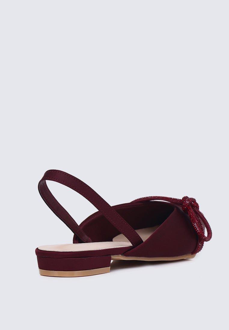 Knotura Comfy Ballerina In MaroonBallerina - myballerine