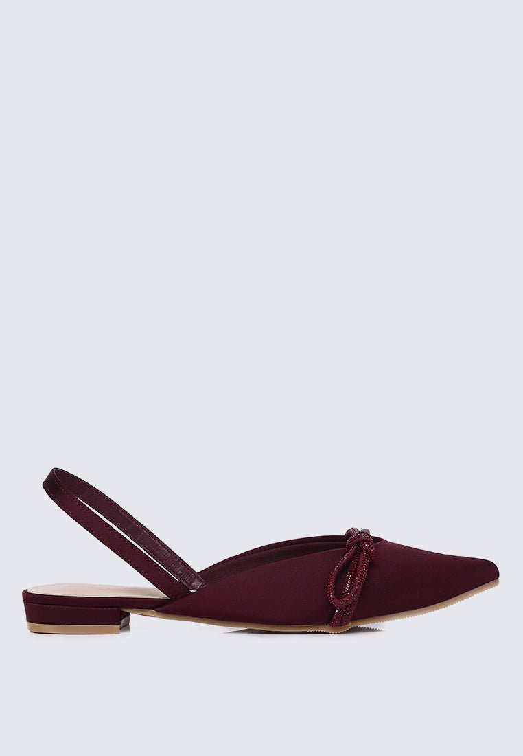 Knotura Comfy Ballerina In MaroonBallerina - myballerine
