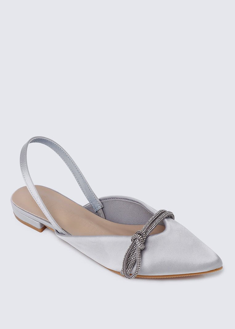Knotura Comfy Ballerina In SilverBallerina - myballerine