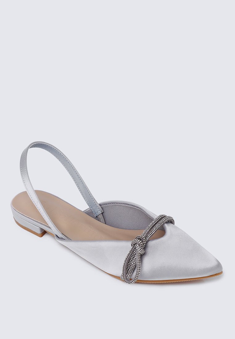Knotura Comfy Ballerina In SilverBallerina - myballerine