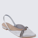 Knotura Comfy Ballerina In SilverBallerina - myballerine