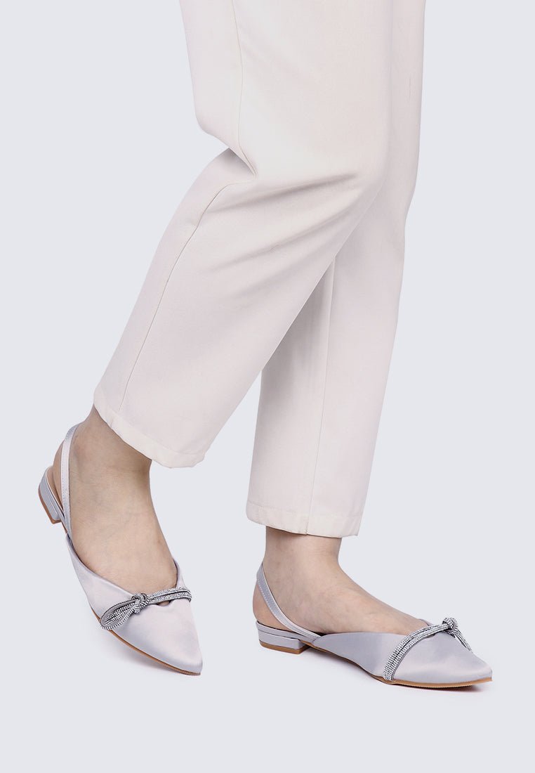 Knotura Comfy Ballerina In SilverBallerina - myballerine