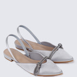 Knotura Comfy Ballerina In SilverBallerina - myballerine