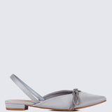 Knotura Comfy Ballerina In SilverBallerina - myballerine