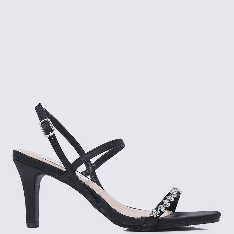 Kristine Comfy Heels In Black - myballerine