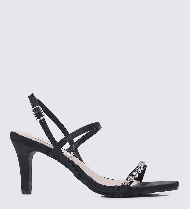 Kristine Comfy Heels In Black - myballerine