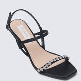 Kristine Comfy Heels In Black - myballerine