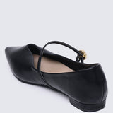 La Rosée Comfy Ballerina In BlackBallerina - myballerine