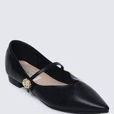 La Ros??e Comfy Ballerina In BlackShoes - myballerine