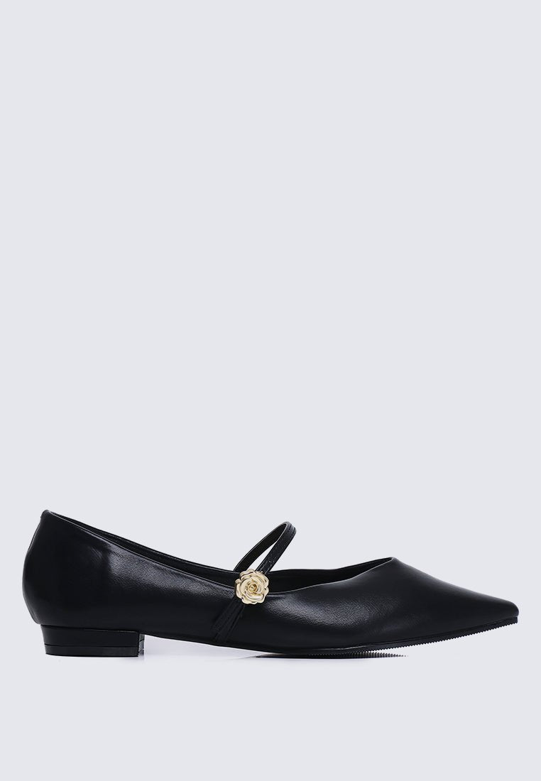 La Rosée Comfy Ballerina In BlackShoes - myballerine